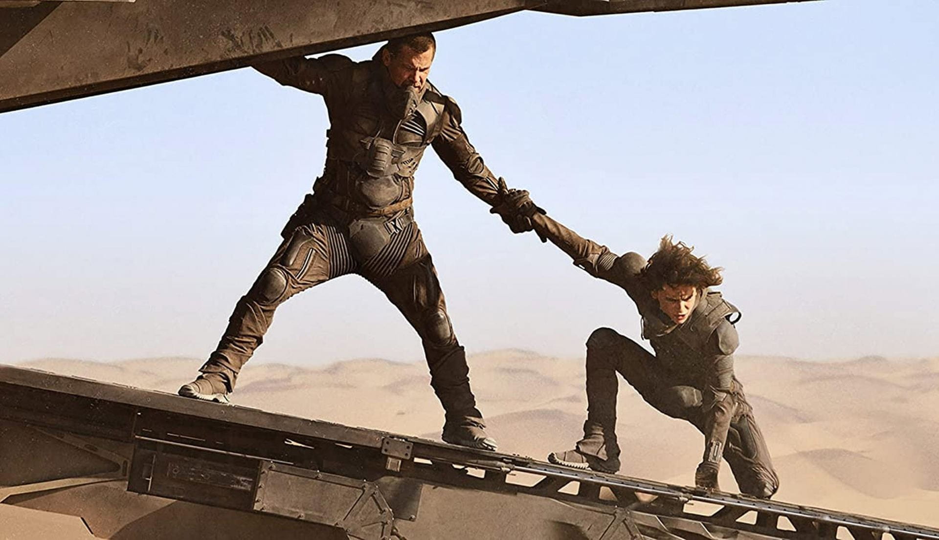 Josh Brolin and Timothée Chalamet in Dune