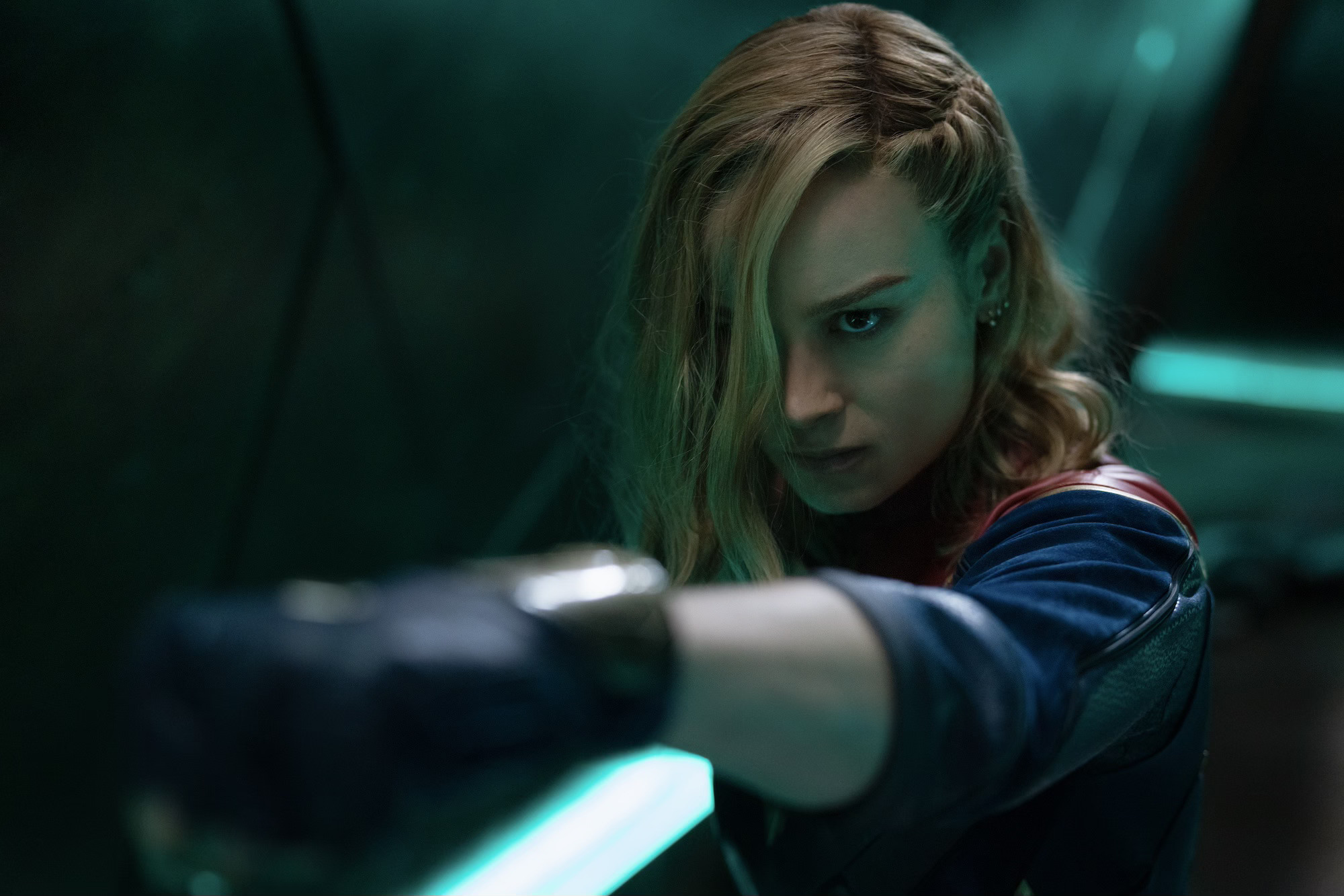 Brie Larson as Captain Marvel in The Marvels 
