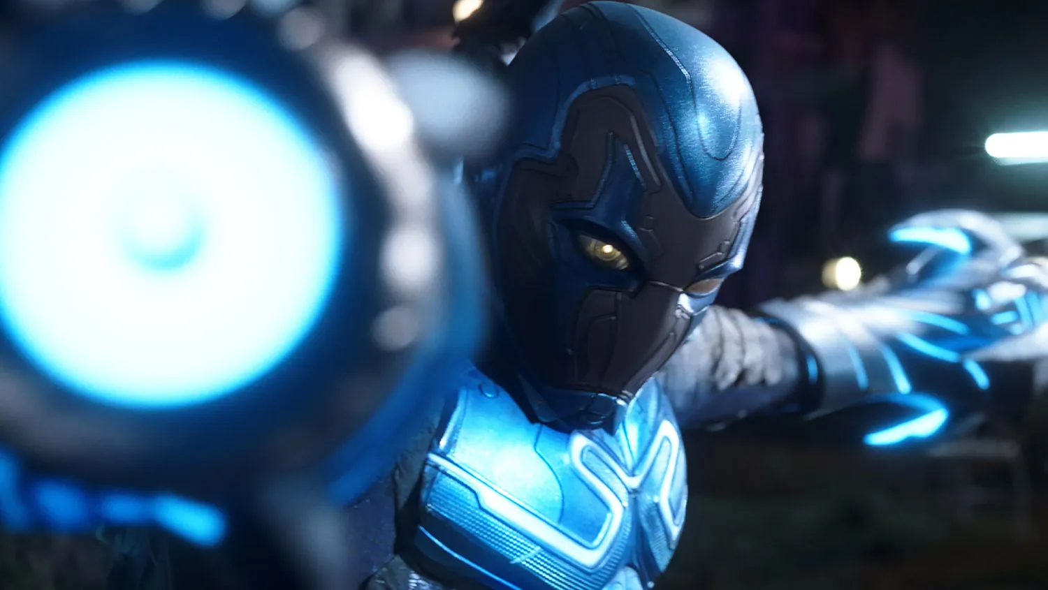 Xolo Maridueña as Blue Beetle in Blue Beetle