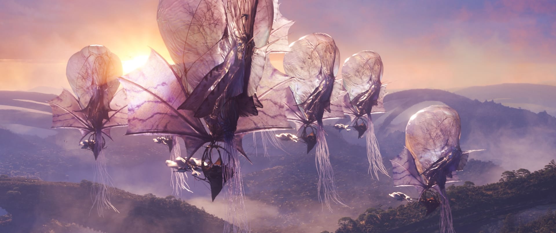 A scene from Avatar: Fire and Ash