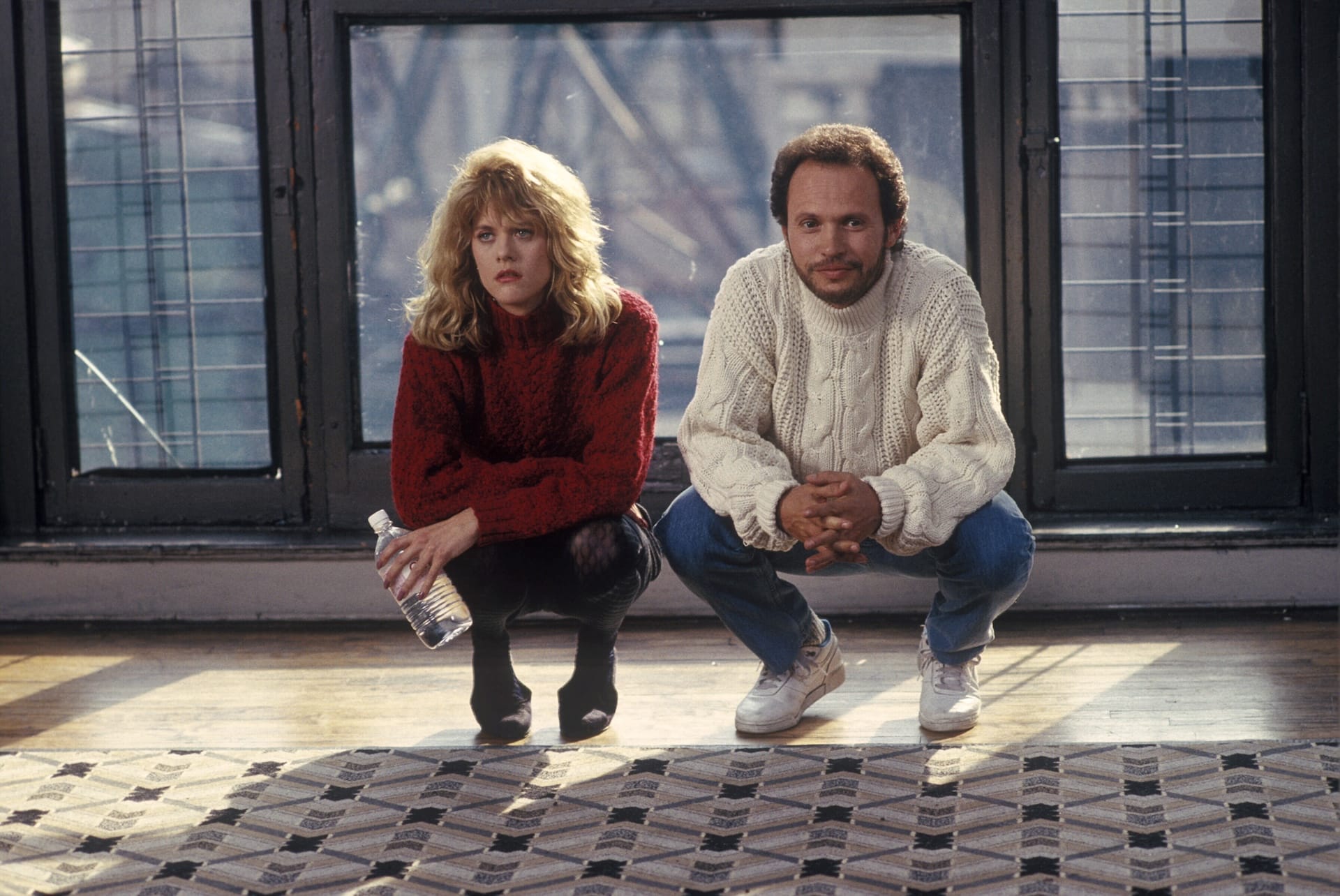Meg Ryan as Sally Albright and Billy Crystal as Harry Burns in When Harry Met Sally...