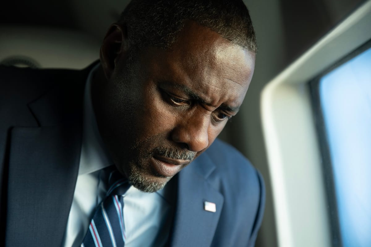 Idris Elba as POTUS in A House of Dynamite