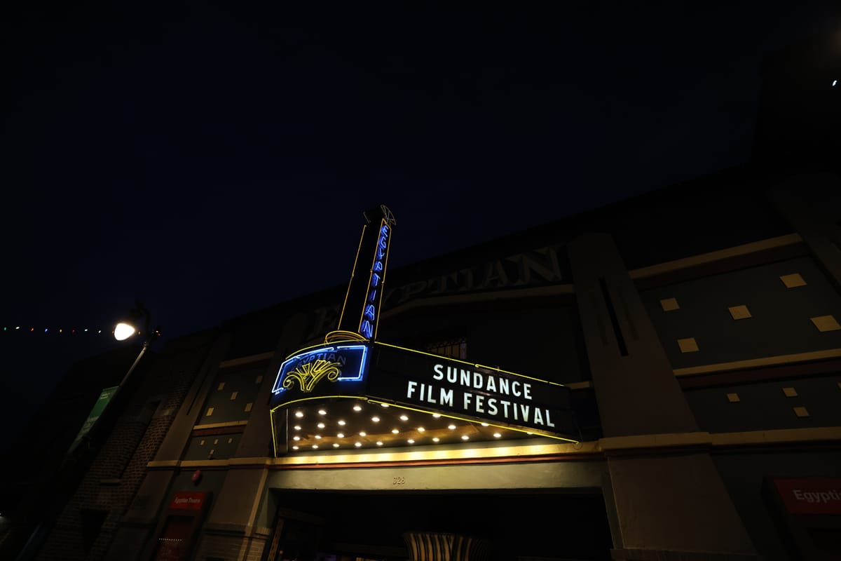 The Egyptian Theater at the 2025 Sundance Film Festival