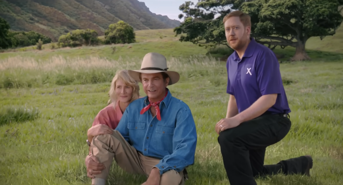 A still from Xfinity's awful 2026 Super Bowl ad.