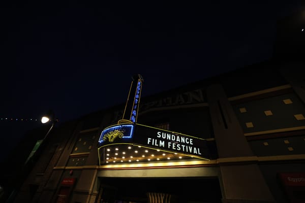 The Egyptian Theater at the 2025 Sundance Film Festival